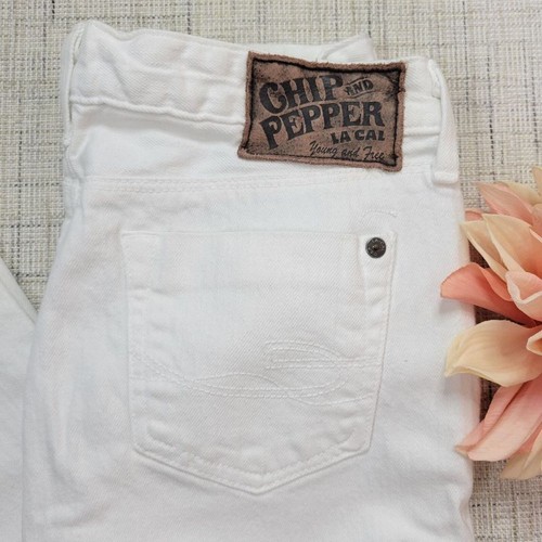 Chip & Pepper Stella Bootcut Jeans Weiß 26 - Bild 5 von 8