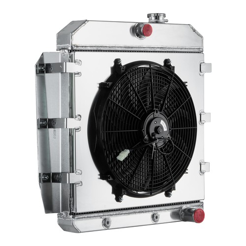 3Row Radiator Shroud Fan Fit 1955-59 1958 Chevrolet Truck Pickup Suburban/Apache - Picture 3 of 7