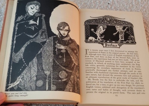 Faust By Johann Wolfgang von Goethe Illustrated by Harry Clarke Hardcover - Picture 7 of 21