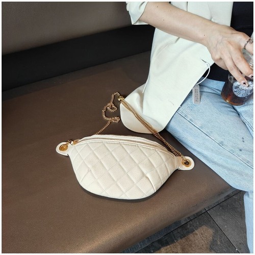 Borsa a tracolla piccola in vera pelle petto confezione fanny borsa da viaggio alla moda - Foto 7 di 22