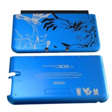 Replace For Nintendo 3DS XL 3DS LL Top  Bottom Housing Shell Case Cover Blue