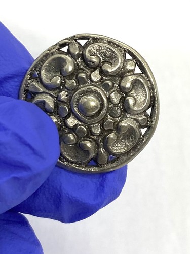 Antique Vintage 800 Silver Six Buttons 20.73g  - Picture 5 of 11