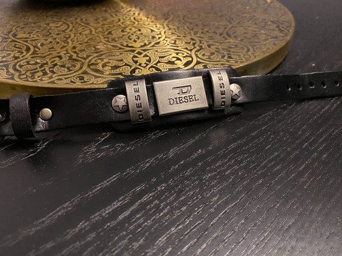 DIESEL Herren oder Damen Lederarmband NEU Braun - Bild 2 von 3