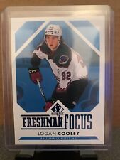 2023-24 SP Authentic Freshman Focus Blue Logan Cooley