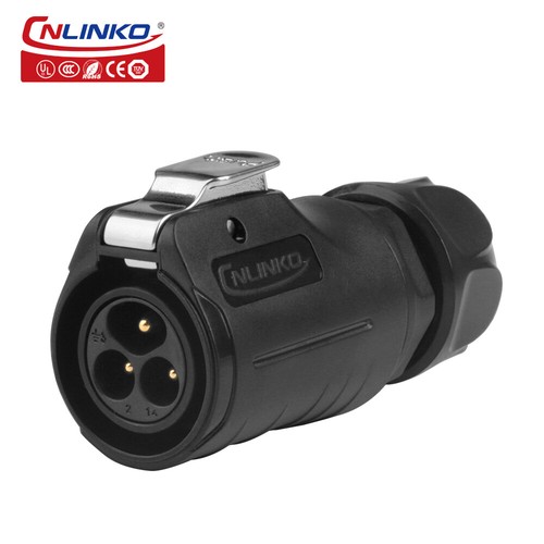 CNLINKO Waterproof IP68 M20 3 Pin Screw-in Aviation Wire Connectors No Welding - Picture 8 of 18