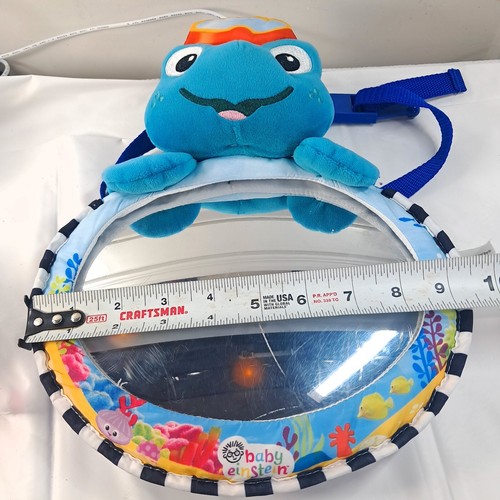 Bebé Einstein Espejo Asiento Coche Tortuga Neptuno Luces Sonidos Música Niños II De Colección - Imagen 9 de 14