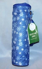 Christmas/Holiday Insulated Wine Bottle Carrier/Cooler - Pick your Design - NEW