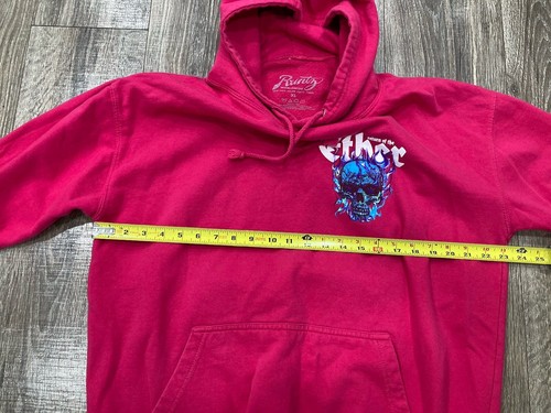Runtz Return of the Ether Logo Graphic Print Pink Hoodie Sweatshirt Size XL - Bild 6 von 8