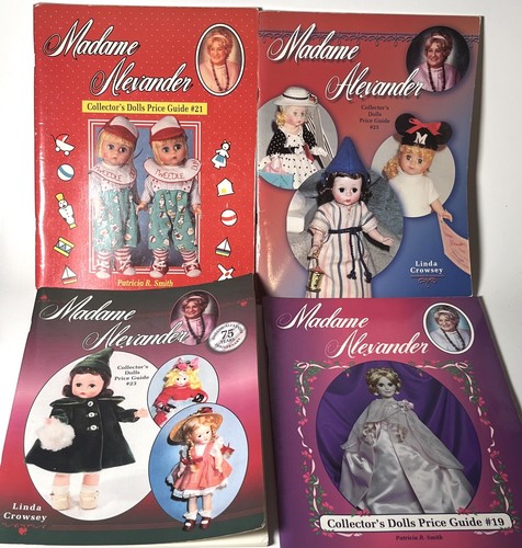 Lot of 4 Madame Alexander Collector’s Dolls Price Guides - Paperback 19 21 23 25