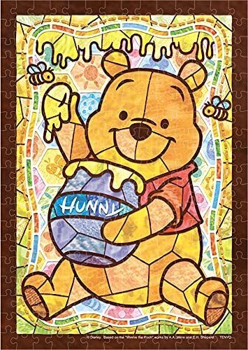 Pooh Stained Glass 266 Gyutto Piece Stained Art Puzzle Tenyo JAPAN DSG-266-97 - Picture 1 of 2
