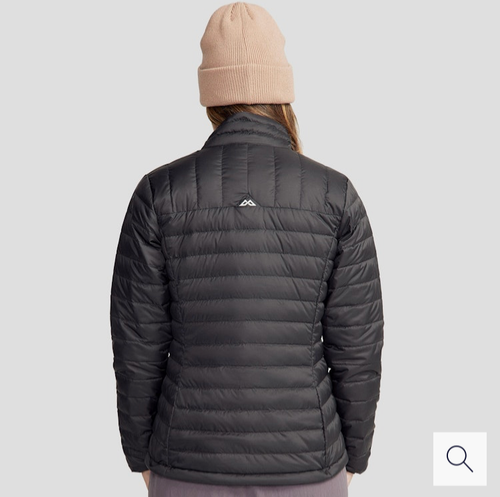 Kathmandu Puffer Jacket Size AU 10 Women's Heli Down Coat Black 550 Lightweight - Picture 5 of 12
