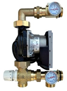 Festwertregelset f/ür Fu/ßbodenheizung mit Pumpe WILO YONOS Pumpengruppe TOP PREIS