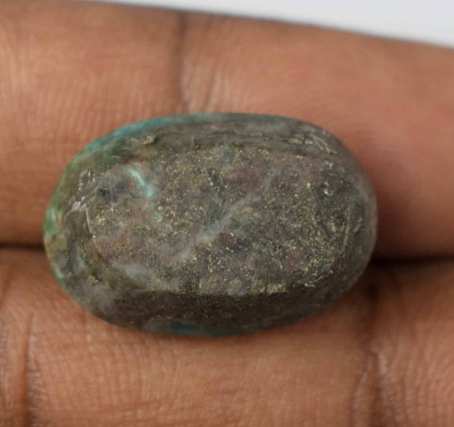 Ovaler Cabochon 22,70 ct natürlicher persischer blauer Türkis Edelstein zertifiziert um 2782 - Bild 5 von 10