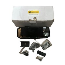 Mirror Marine Boat Mirror 4.5  x11  Black