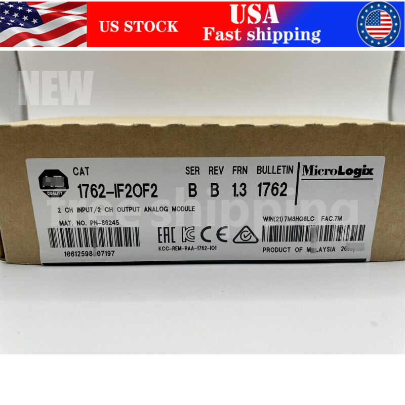NEW In Box 1762 IF2OF2 1762 IF20F2 Allen Bradley Analog I O Module Free 