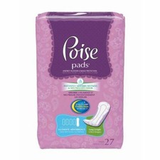 Poise Bladder Control Pad 15.9in Heavy Absorb-Loc #33593 27/Pack, 2 Packs