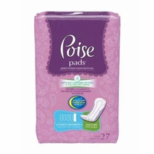 Poise Bladder Control Pad 15.9in Heavy Absorb-Loc #33593 27/Pack, 2 Packs