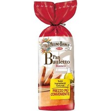 8 x PAN BAULETTO BIANCO CLASSICO MULINO BIANCO PANE A FETTE SALUTE 400 GR SANO