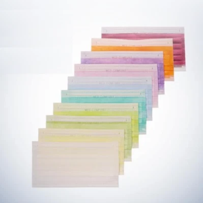 AMPRI Med Comfort medizinischer Vlies-Mundschutz 3-lagig OP-Maske Typ II R, EN 14683