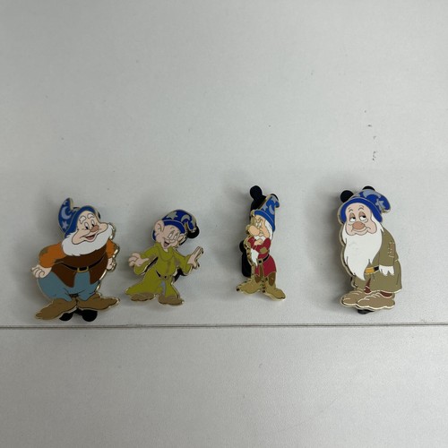 Disney WDI Characters in Sorcerer Hat Snow White - 4 Dwarfs pin Lot - Picture 1 of 5