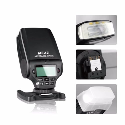MEIKE MK-MK320 TTL HSS Flash Light SpeedLite For Canon Nikon Sony Fuji Panasonic - Picture 15 of 17