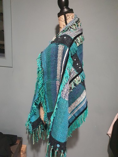 Handwoven Shawl (Handcrafted Textile Art) LEGENDARY LADIES series NEW - Picture 3 of 12