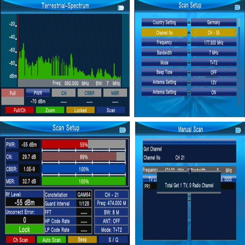 SATLINK WS-6979 DVB-S2/T2 COMBO MPEG4 HD+Spectrum Satellite Receiver QPSK,8PSK - Picture 15 of 15