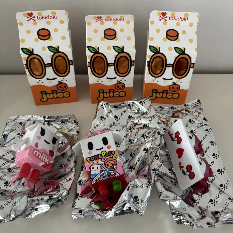 TOKIDOKI MOOFIA BREAKFAST BESTIES LOT OF 3-STRAWBERRY SELFIE,TOKIPOPS,TWINSIES - Image 3 of 3