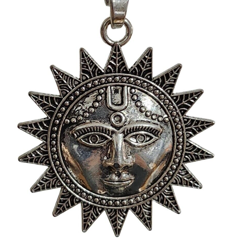 Collar Sol Colgante Grande Metal Surya Verano Cuentas Cordón Declaración... - Imagen 12 de 24