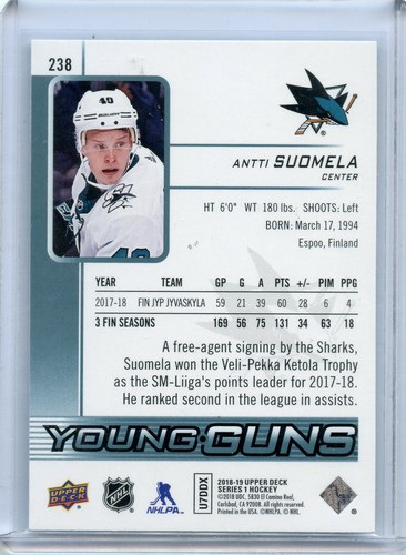 2018-19 Upper Deck  Young Guns Series 1  Pick what you need!!!! - Picture 69 of 85