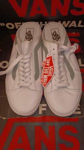 VANS Hombre 12 Estilo 36 Cuero Mula - Verdadero Blanco/Verde Hombre 12 - VN0A7Q5YB9F - Imagen 10 de 12