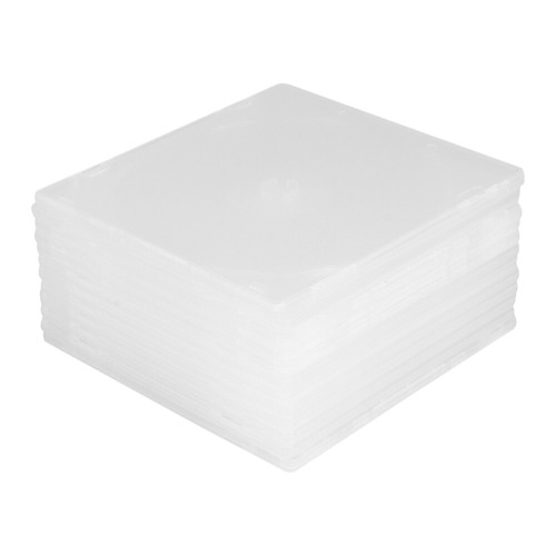  25 Pcs Ultrathin DVD Case Transparent CD Package Portable CD Storage Box for