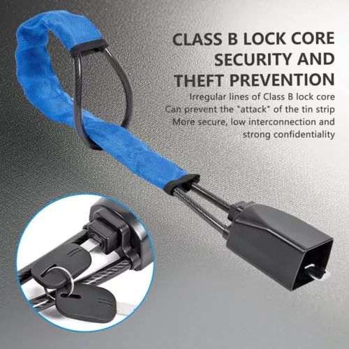 Steering Wheel Lock Car Security Seat Belt Lock Anti-Theft Device with 2 Keys - Picture 4 of 19