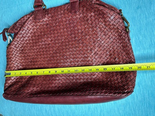 Sondra Roberts Damen Echtleder große geflochtene Tasche Schultertasche - Bild 14 von 17