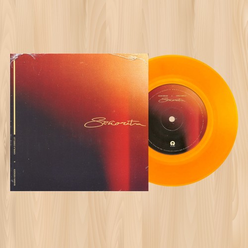 ORANGE VINYL---  SHAWN MENDES and CAMILA CABELLO Señorita LIMITED 7" SINGLE 0726 - Picture 1 of 3