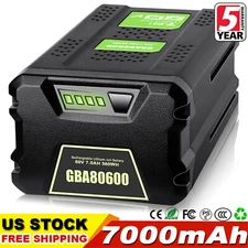 7Ah 6Ah 3.5Ah 3Ah For Greenworks Pro 80V Lithium-ion Battery GBA80250 GBA80200
