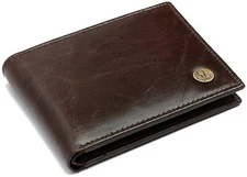 New Premium Quality Bi-fold Leather Wallet RFID Protected for Men Brown Colour