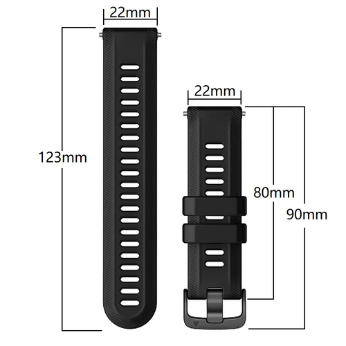 Correa deportiva de silicona para Garmin Forerunner 965 955 Solar 945 935 745 correa - Imagen 3 de 16