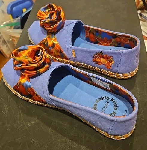 Toms Frida Kahlo Alpargata Wrap Women’s Slip On Shoes Size 7.5 - Picture 3 of 6