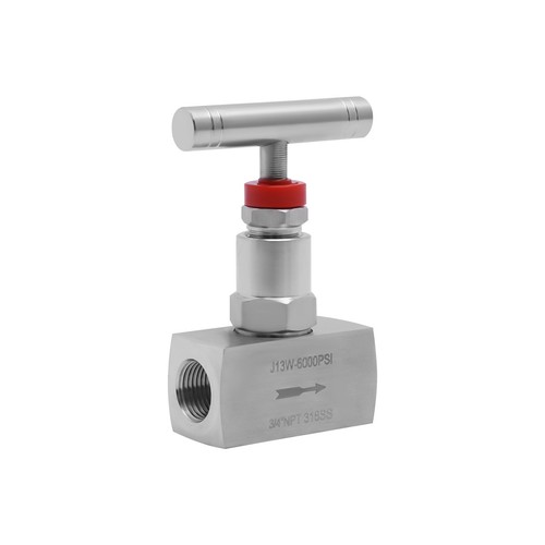 3/4'' Needle Valve 6000 PSI Stainless Steel Straight Needle Valve Hydraulic Flow - Picture 3 of 11