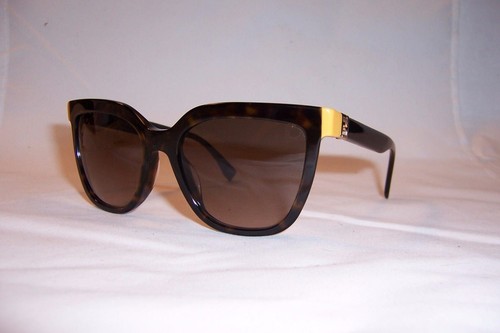 NUEVAS GAFAS DE SOL FENDI 0128/S TRD-J6 HAVANA NEGRO/MARRÓN DEGRADADO AUTÉNTICO 128 - Imagen 6 de 9