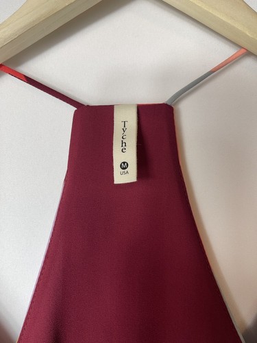 Tyche Multicolor Striped Print Sleeveless Camisole Top Shirt Medium Lined Flowy - Bild 2 von 5