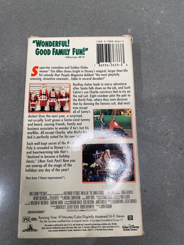 The Santa Clause (VHS, 1998) - Picture 2 of 2