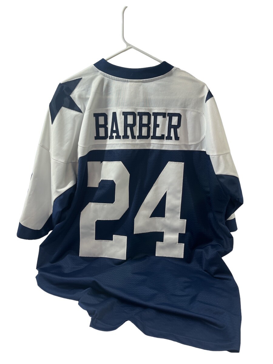 DALLAS COWBOYS 2XL BARBER #24 JERSEY, NFL THROWBACKS VINTAGE