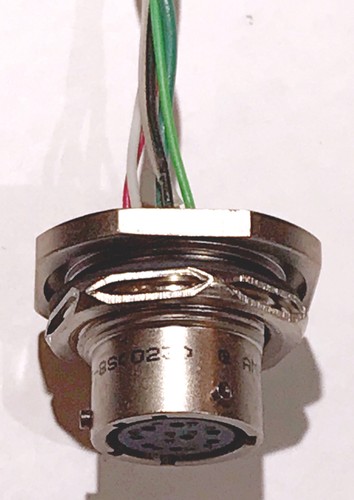 3 Amphenol Industrial Circular Connector Jam Nut Recp 8 Contacts - PT07A-12-8S - Picture 4 of 5