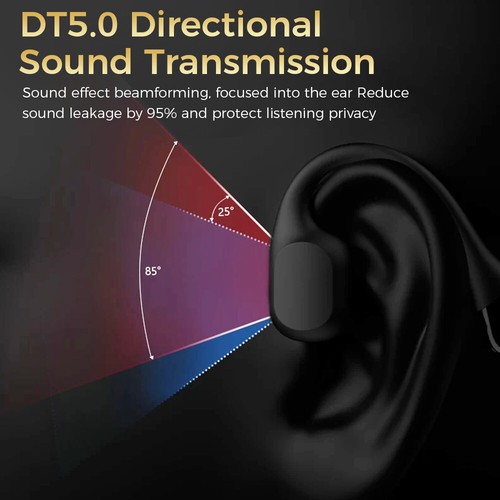 Bluetooth Earphone Bone Conduction Headphones Built-in 32GB Memory For Cellphone - Picture 9 of 22