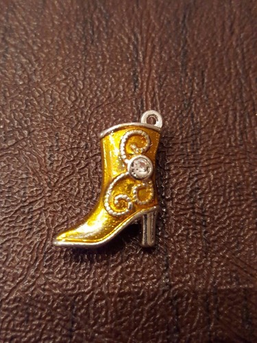 Enamel and Rhinestone Cowboy Boot Dangle Charms - Star, Horseshoe Charms - Picture 29 of 37