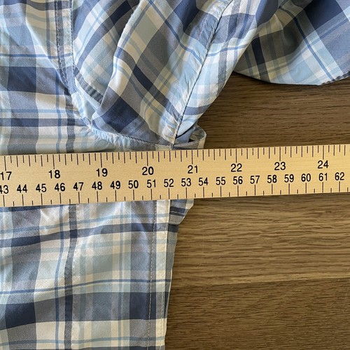 Vineyard Vines Performance Button Down Harbor Shirt Men’s Small Blue Plaid - Picture 6 of 8