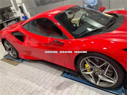 2PCS For Fit Ferrari F8 Tributo Spider Real Carbon Fiber Side Skirts Lip Bodykit - Bild 3 von 27