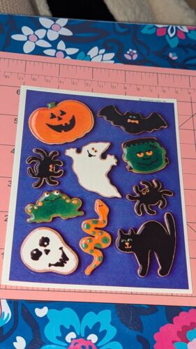 Vintage Hallmark Aufkleber Halloween Eis Milchzucker Kekse 1 Blatt